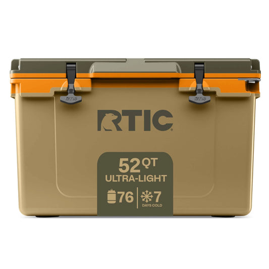 Ultra-Light 52 Qt Hard-Sided Ice Chest Cooler, Fits 76 Cans, Trailblazer