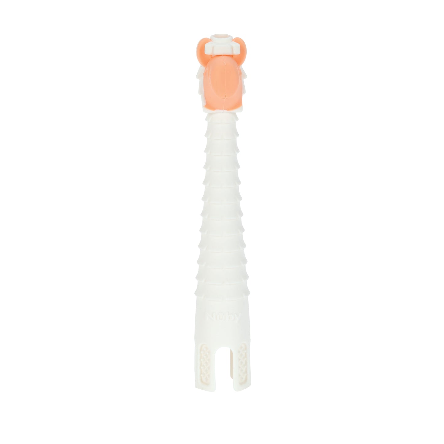 2Pk Silicone Sensory Tube Teethers, Llama & Dinosaur