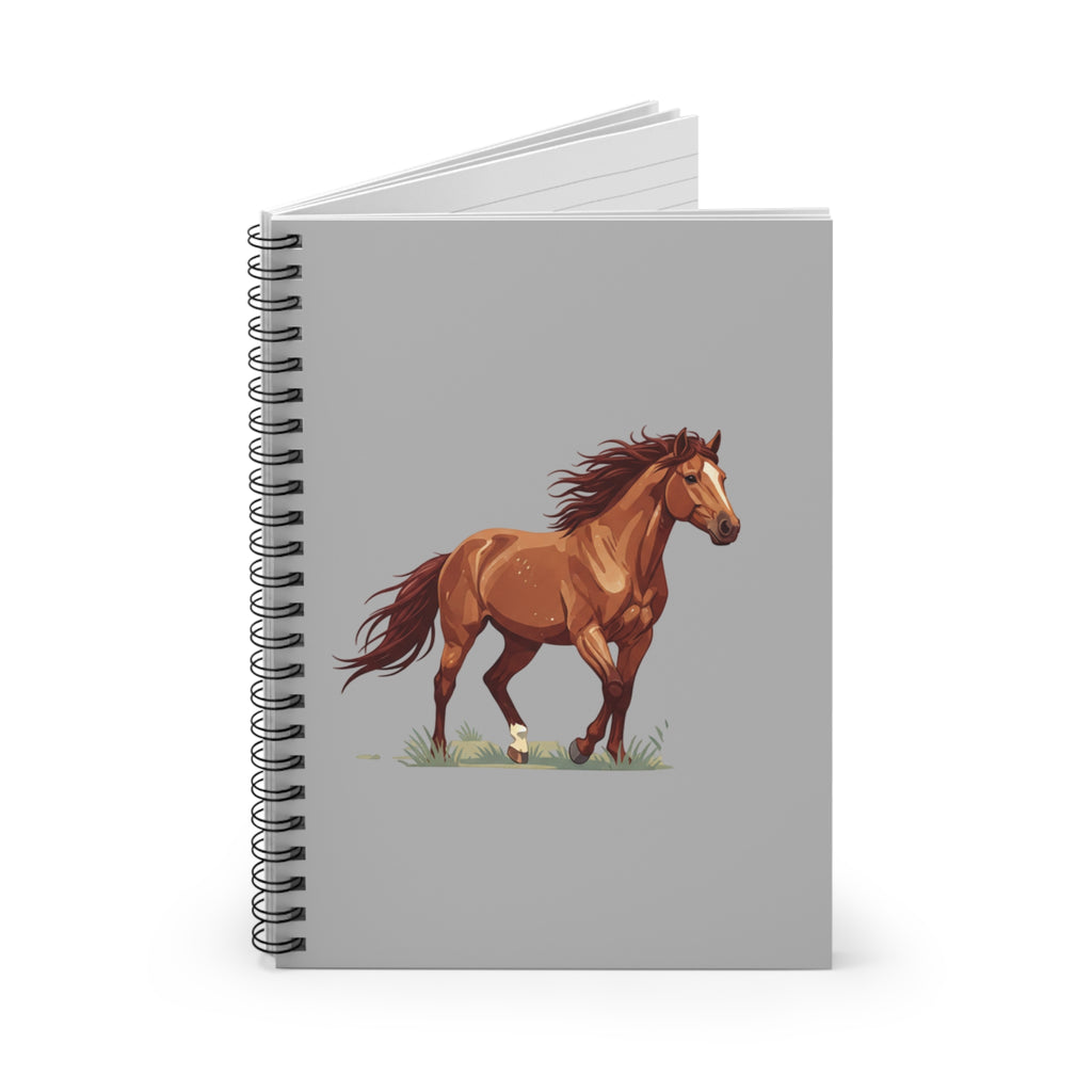 Running Wild Horse Spiral Notebook | Ruled Lined Journal
