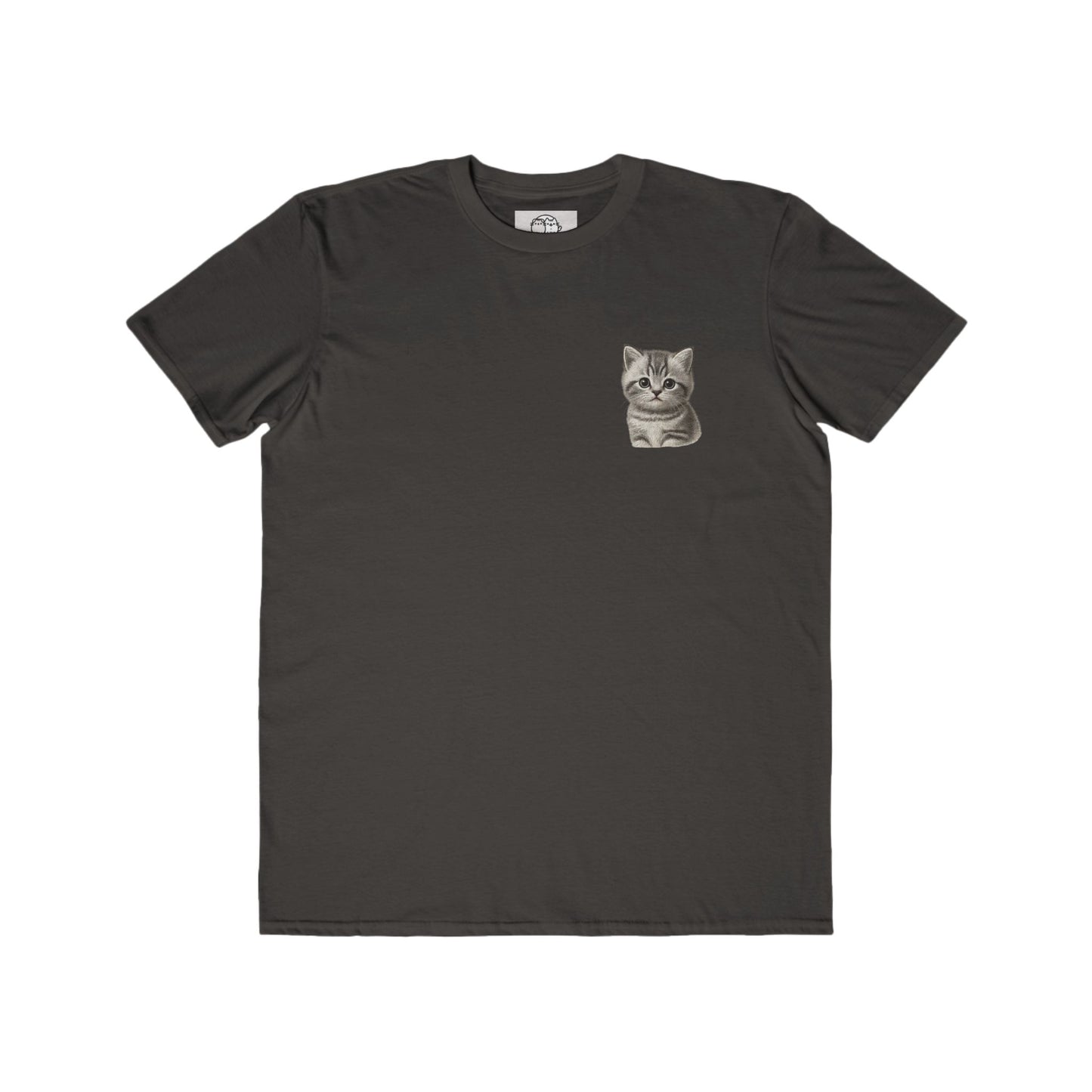 Pocket Kitty Tee | Cat Face Graphic T-Shirt- Hershey Collection