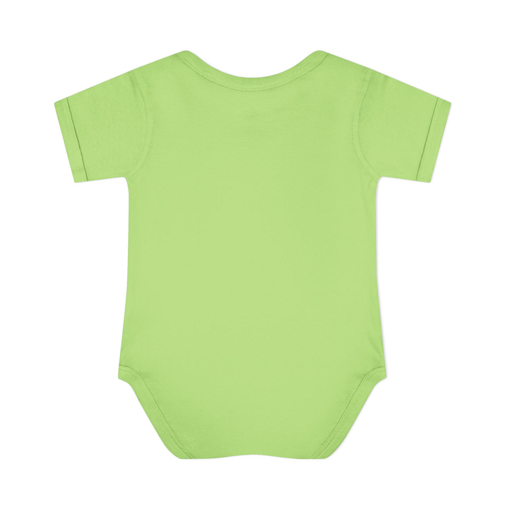 Cute Puppy & his Scooter- Infant Baby Rib Bodysuit- Unisex
