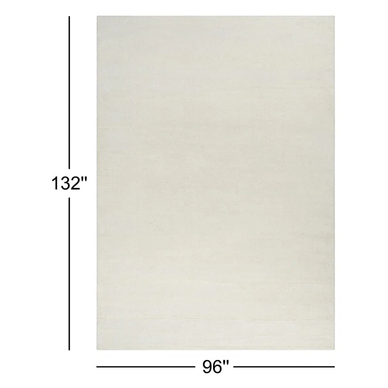 Crowe Wool Light Beige Area Rug