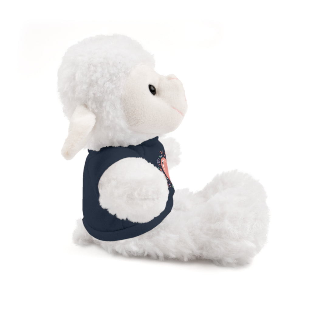 Plush Companion with Heart Stuffed Animals with Tee