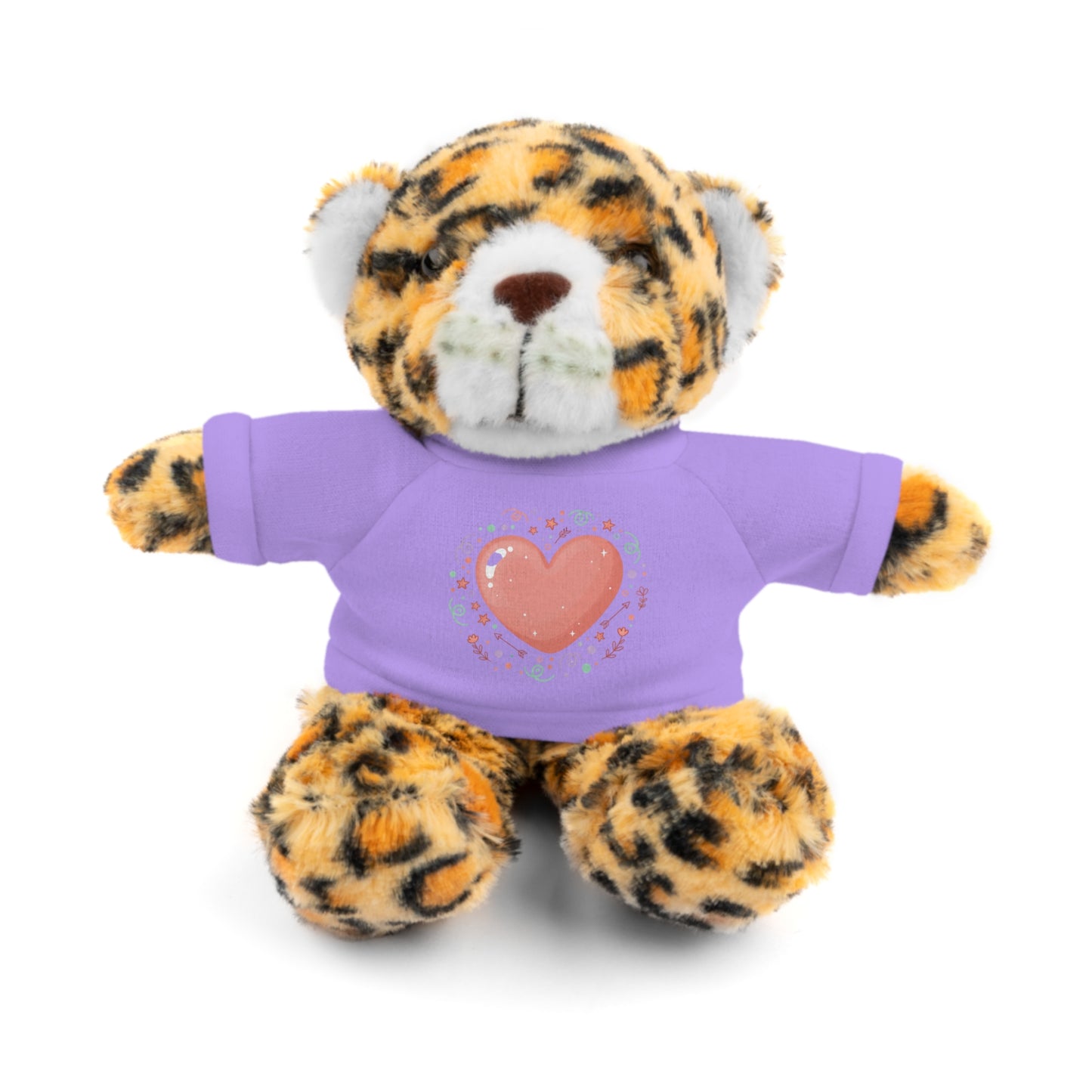 Plush Companion with Heart Stuffed Animals with Tee
