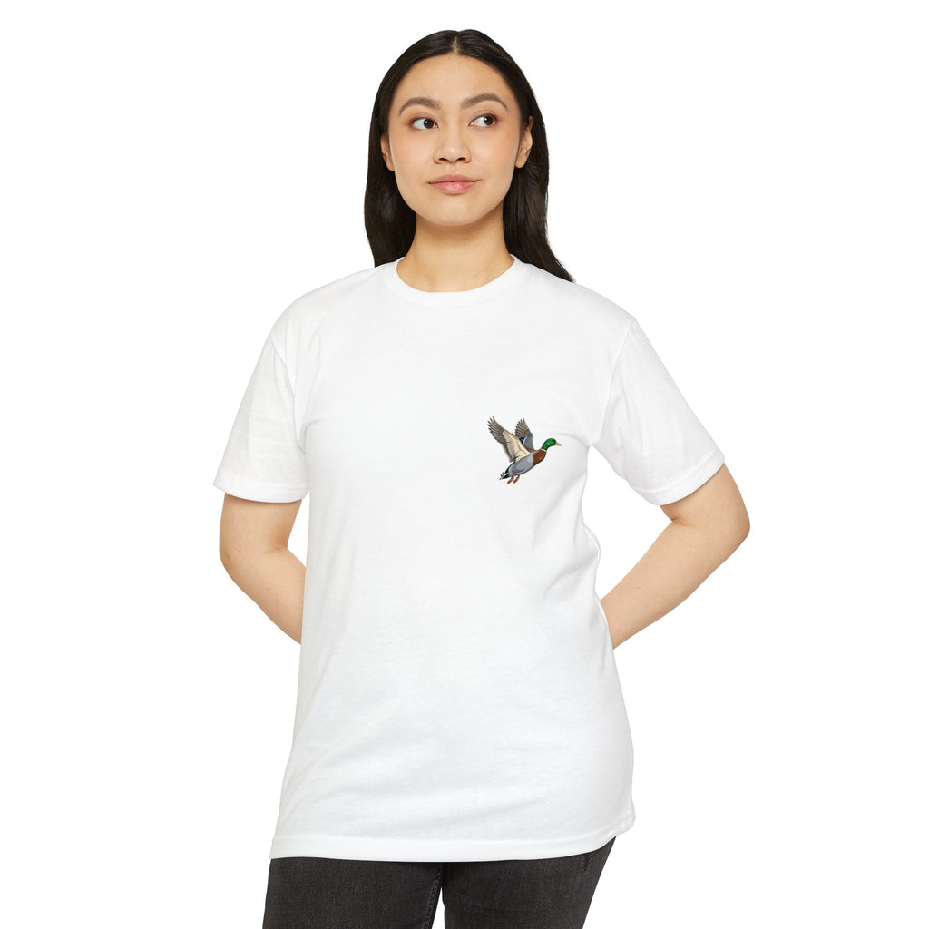 Flying Mallard Duck T-Shirt | Nature Wildlife Tee- Hunter Collection