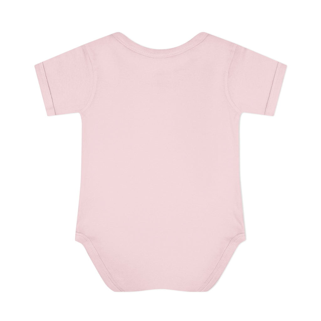 Cute Puppy & his Scooter- Infant Baby Rib Bodysuit- Unisex