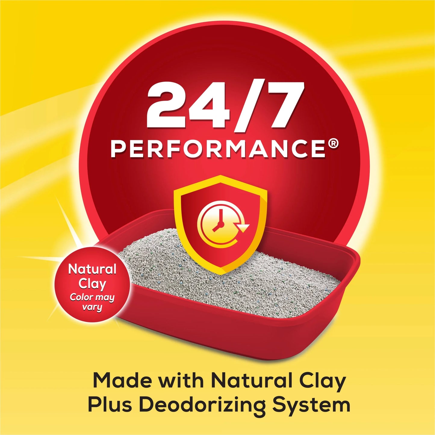 Purina  24/7 Performance Clumping Cat Litter, Clean Linen Scent, 35 Lb Pail