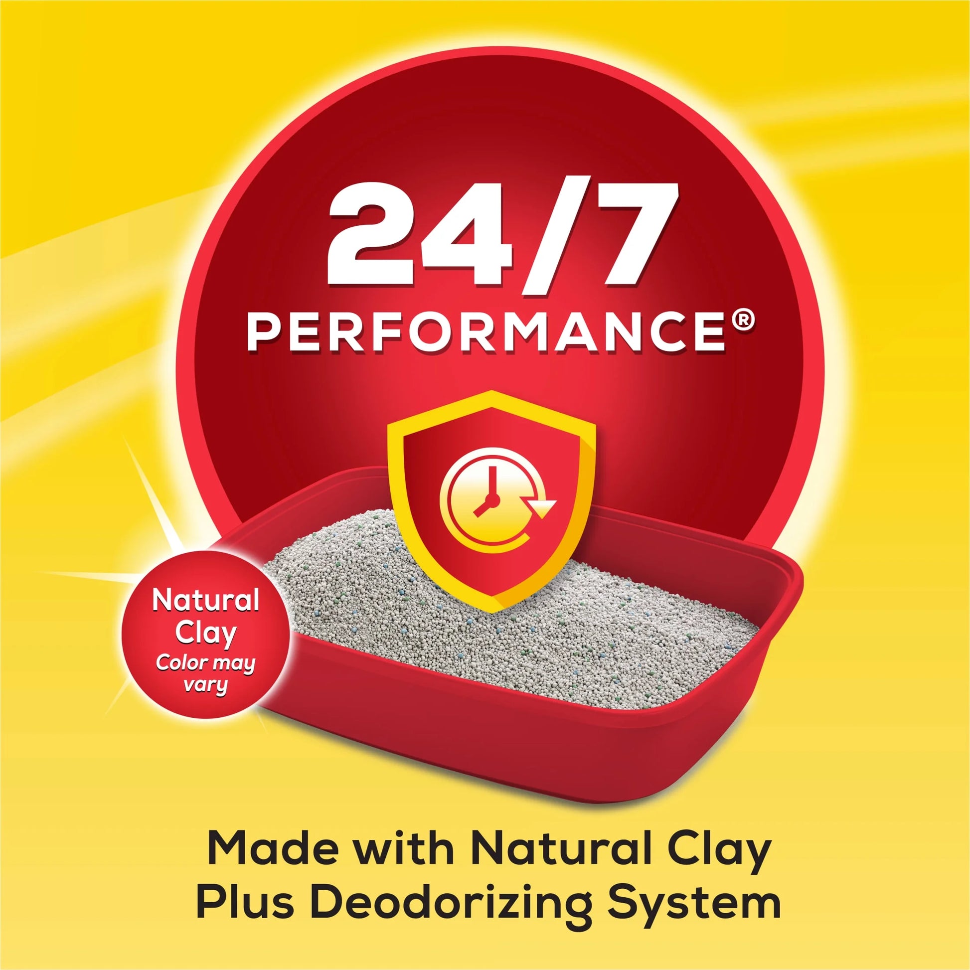 Purina  24/7 Performance Clumping Cat Litter, Clean Linen Scent, 35 Lb Pail