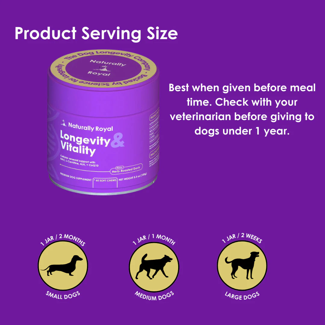 Longevity & Vitality Dog Chews
