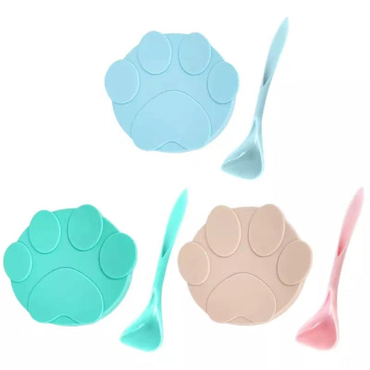 3 In 1 Reusable Pet Food Can Cover Silicone Dogs Cats Storage Tin Cap Lid Seal Cover Pet Supplies Suitable For 8.9cm/7.3cm/6.5cm
