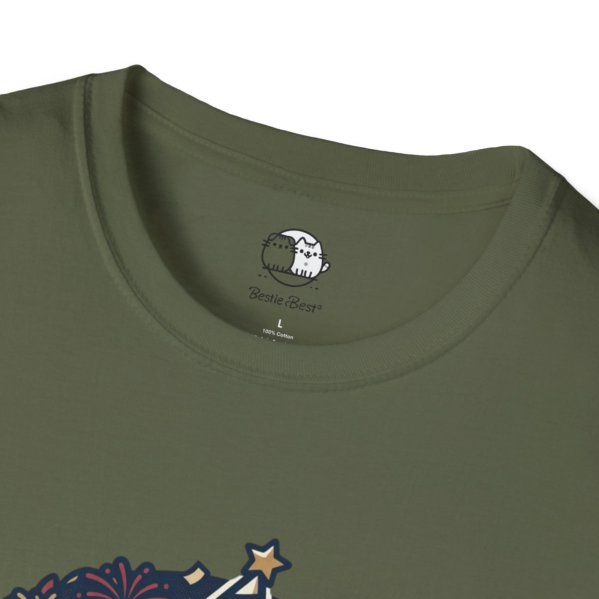 Patriotic Party Dog T-Shirt | 250 Years Celebration Tee