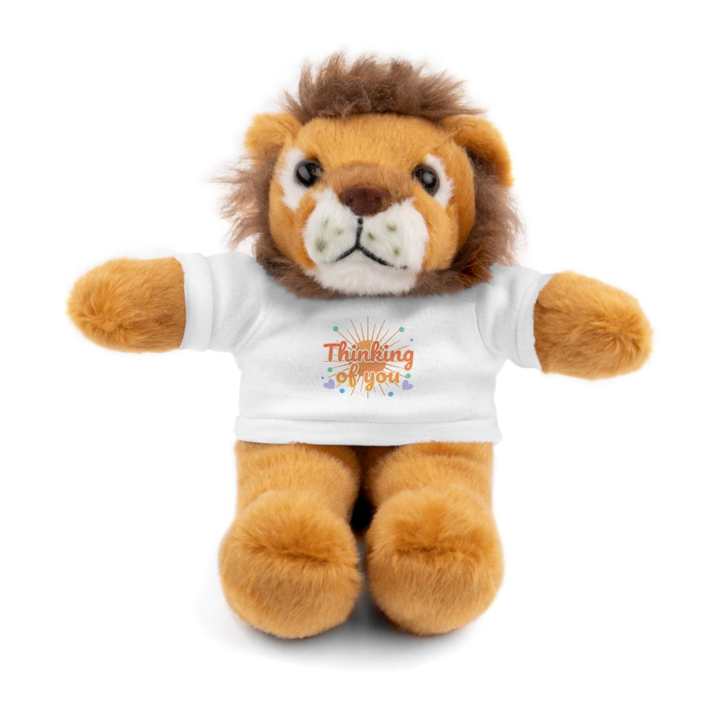 “Thinking of You” Plush Cuddly Companion- Warm Sentiment Gift Unisex