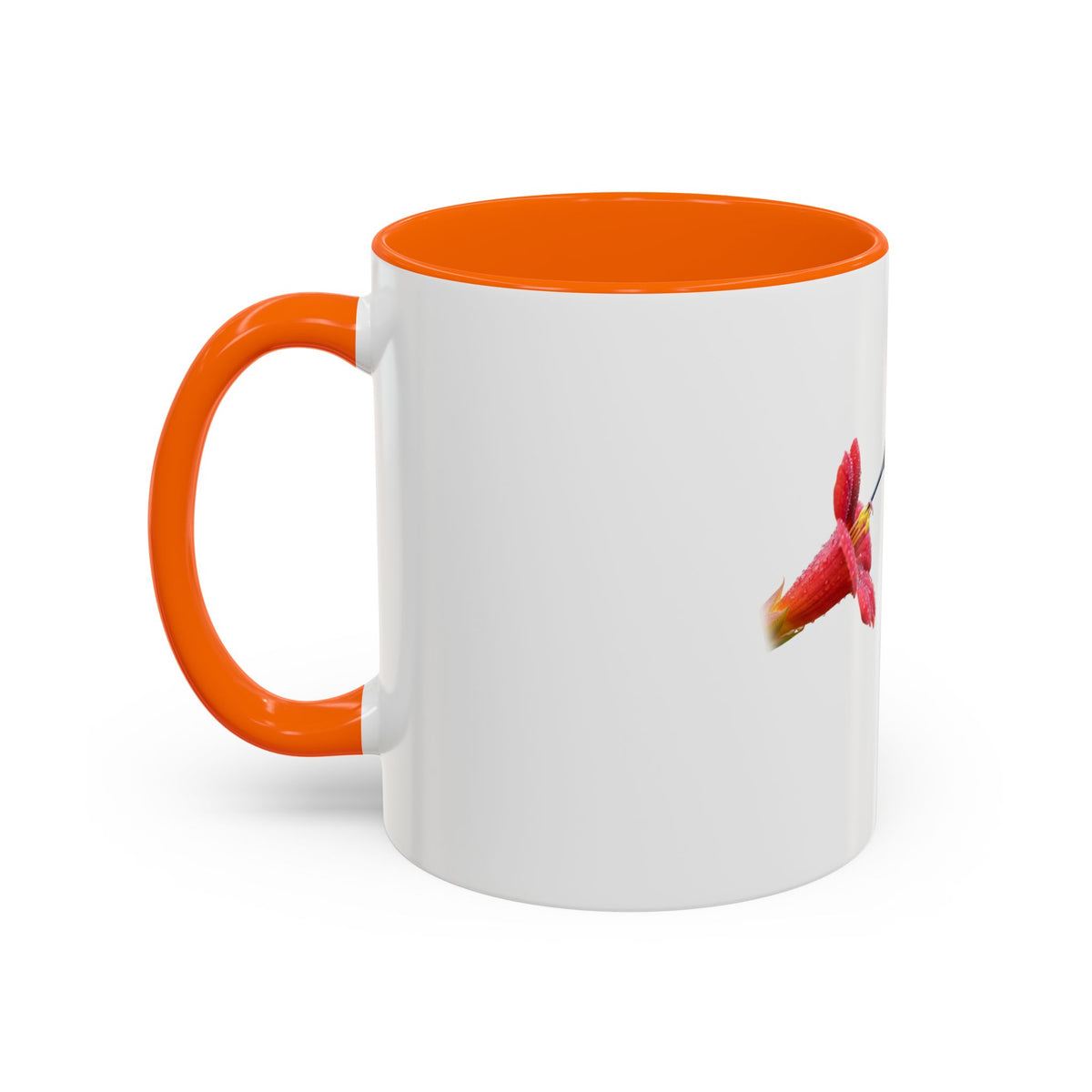 Hummingbird with Flower Thrive Not Just Survive Mug | Accent Coffee Mug