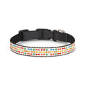 Clip-on Pet Collar – Colorful Bone Pattern Adjustable Dog Collar for Small to Medium Dogs