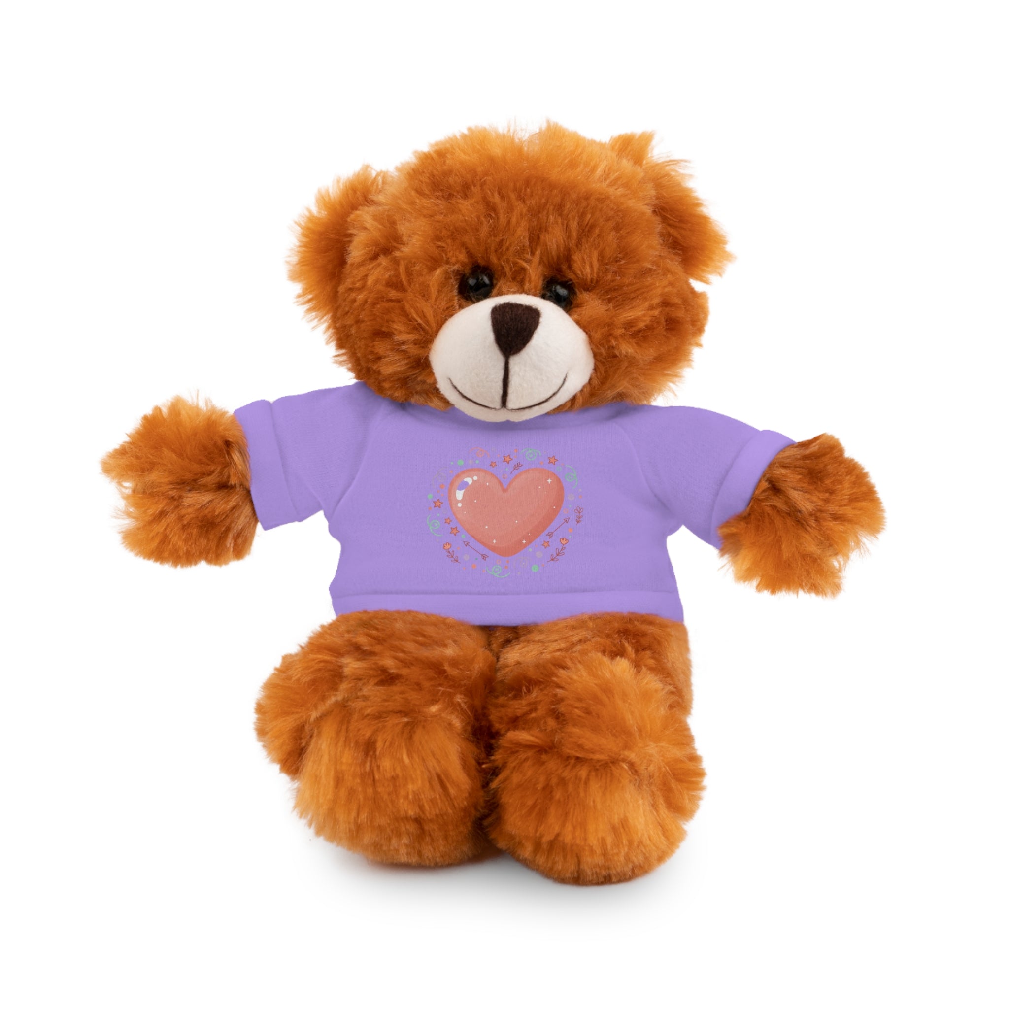 Plush Companion with Heart Stuffed Animals with Tee