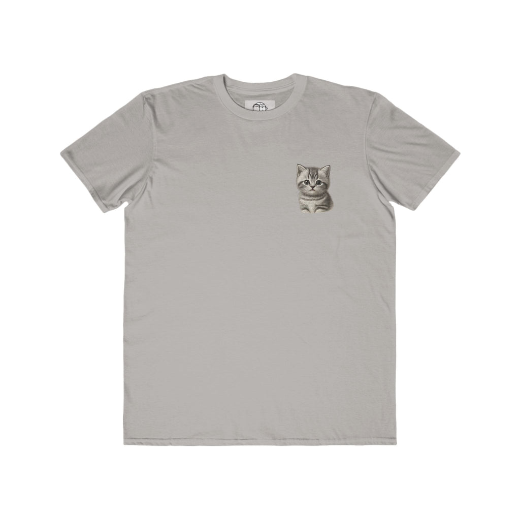 Pocket Kitty Tee | Cat Face Graphic T-Shirt- Hershey Collection