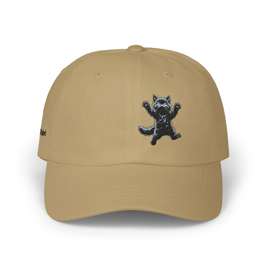 Jumping For Joy Black Cat Dad Cap | Embroidered Cat Hat- Boop Collection