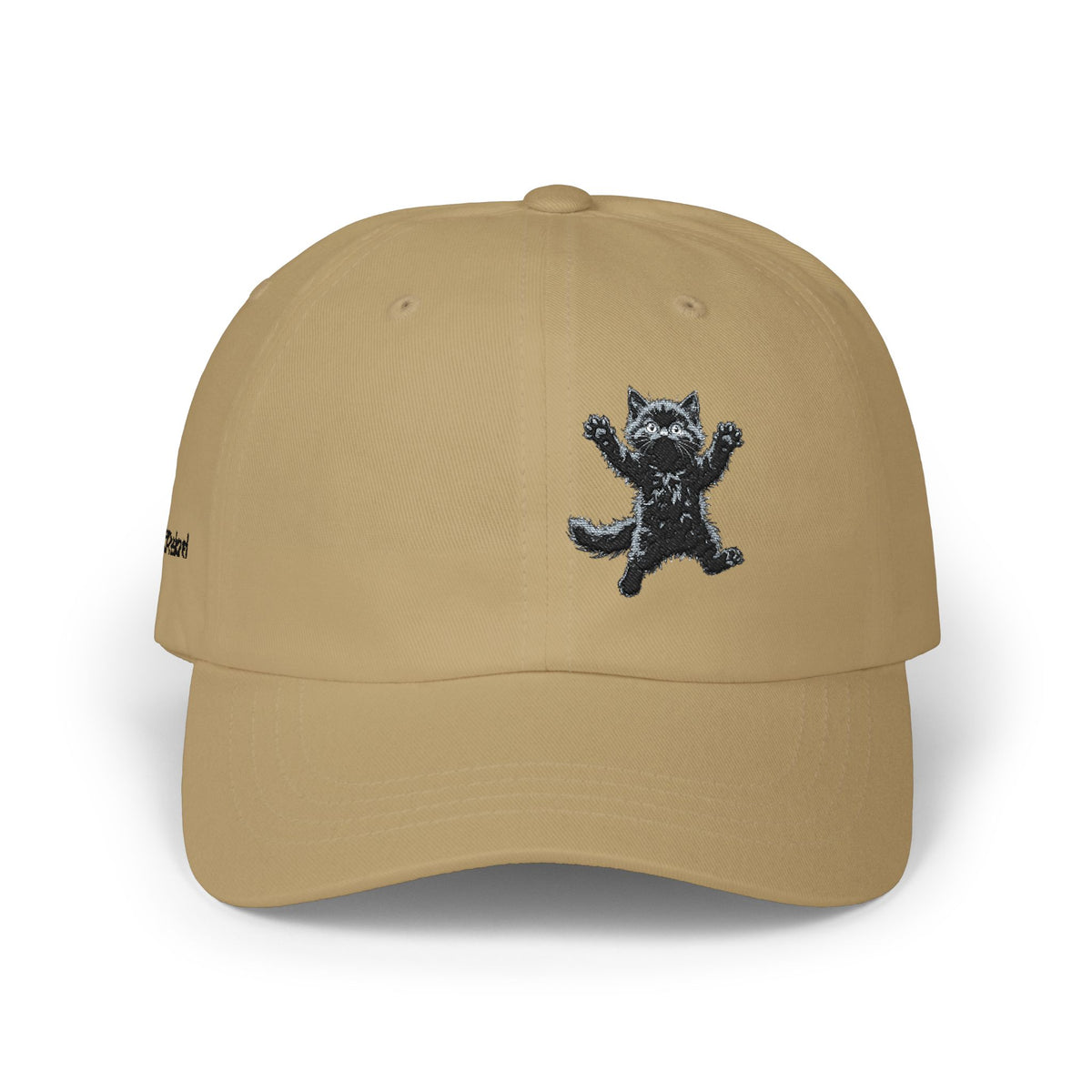 Jumping For Joy Black Cat Dad Cap | Embroidered Cat Hat- Boop Collection