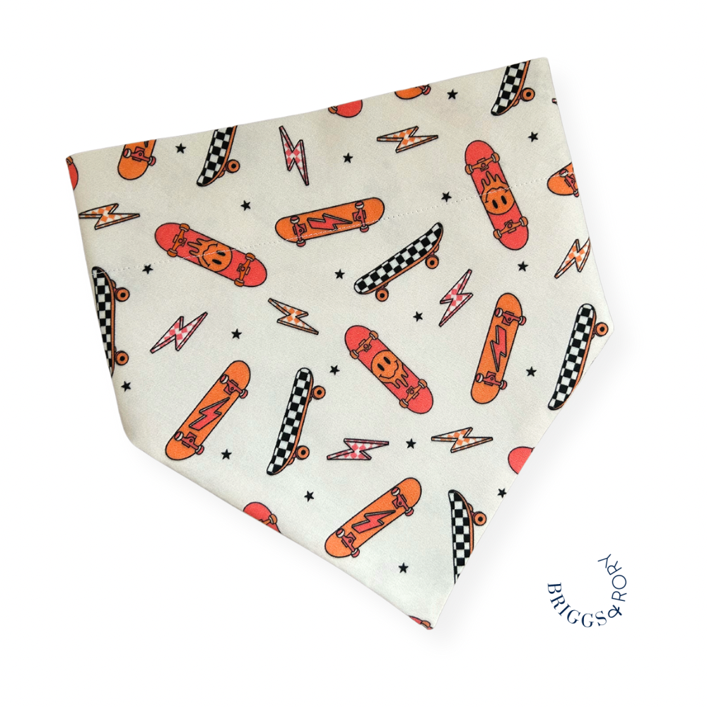 Skateboard Dog Bandana