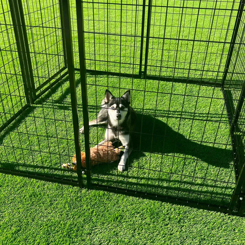 Extra-Large Heavy Duty Dog Kennel Playpen Helena - 16 Panel - 10 X 10 X 4 Feet