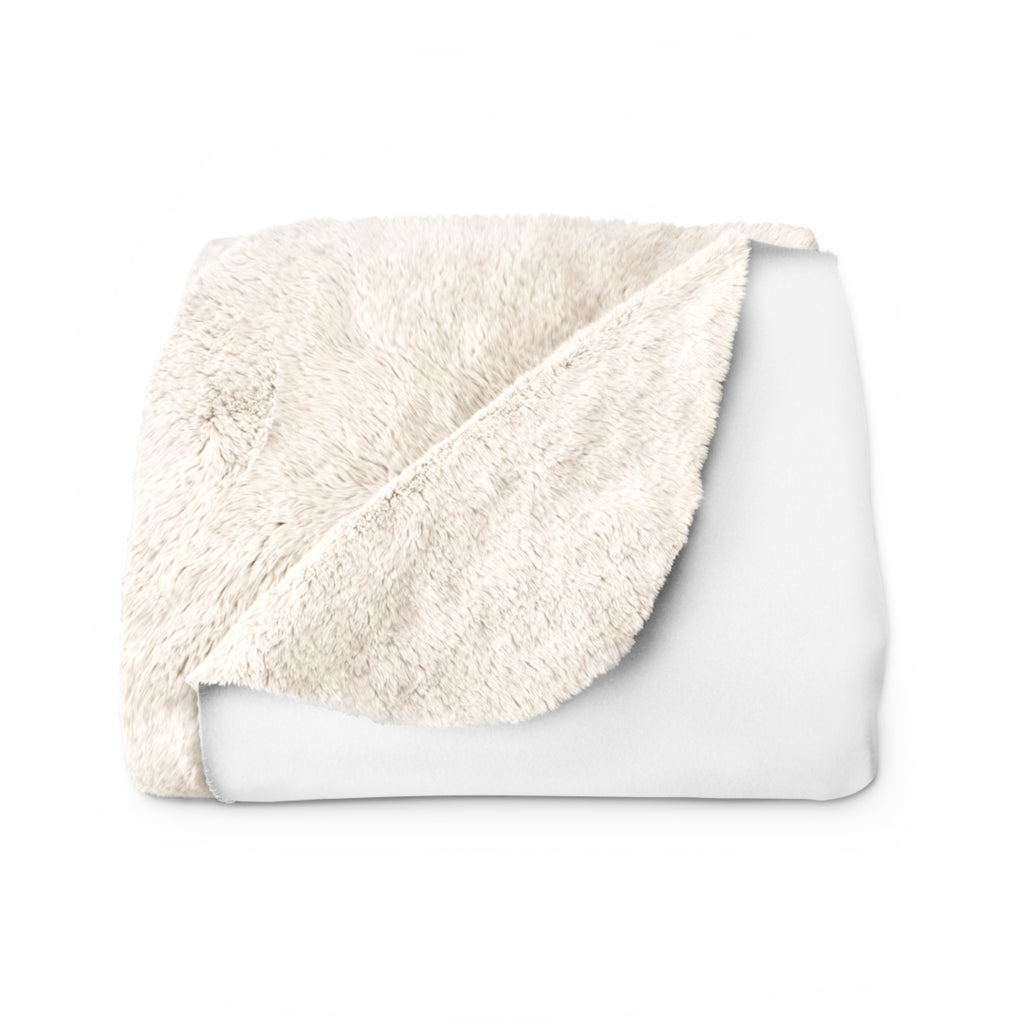 Atlanta skyline outline Sherpa Blanket | Minimal City Skyline