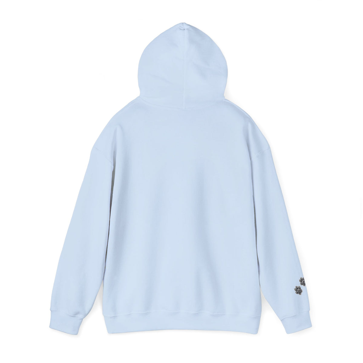 Fluffy Kitten Diego-Cat Lover Hoodie with Paw Print Design
