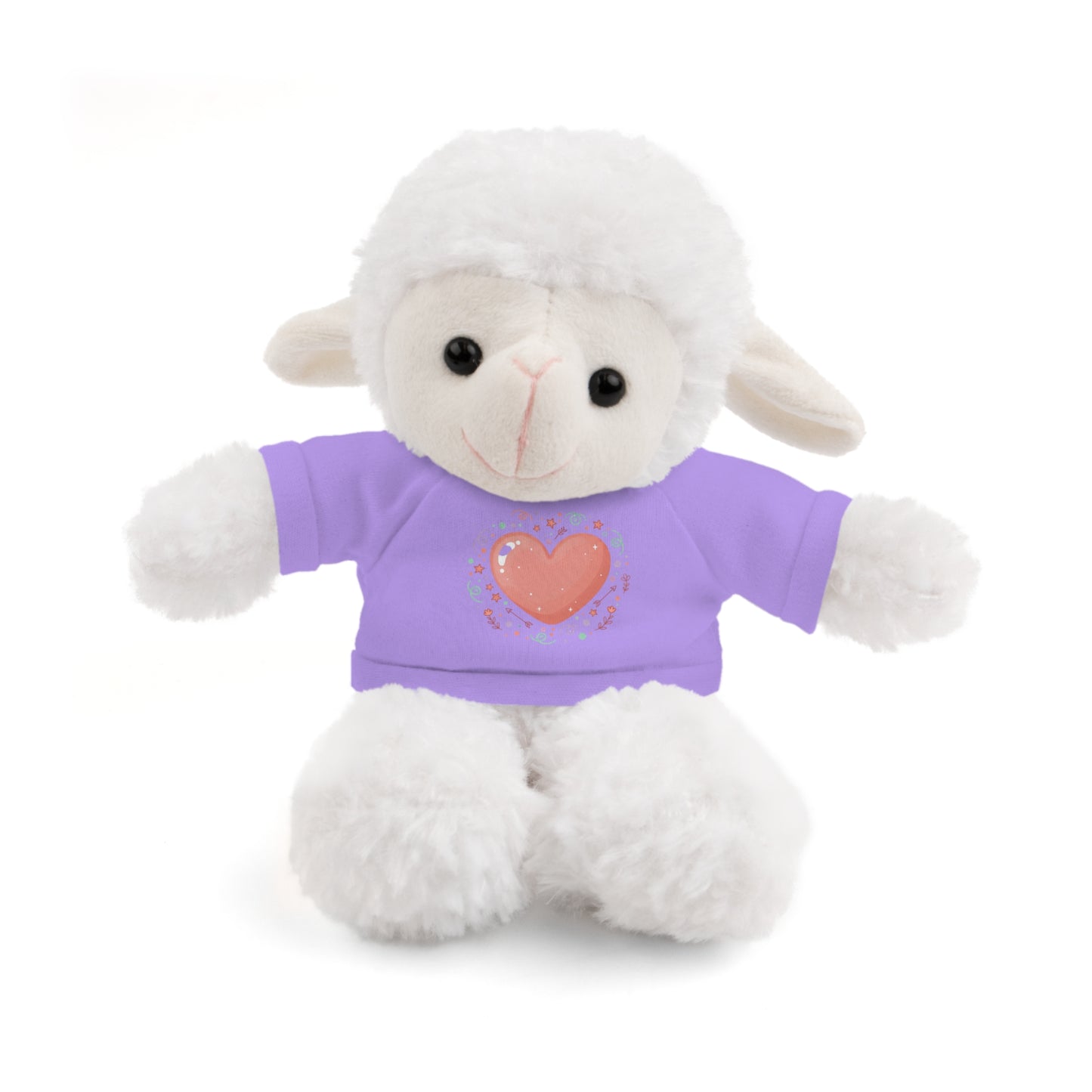 Plush Companion with Heart Stuffed Animals with Tee