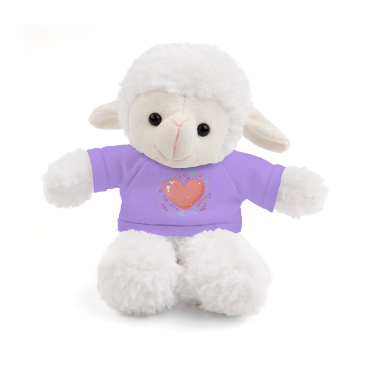 Plush Companion with Heart Stuffed Animals with Tee
