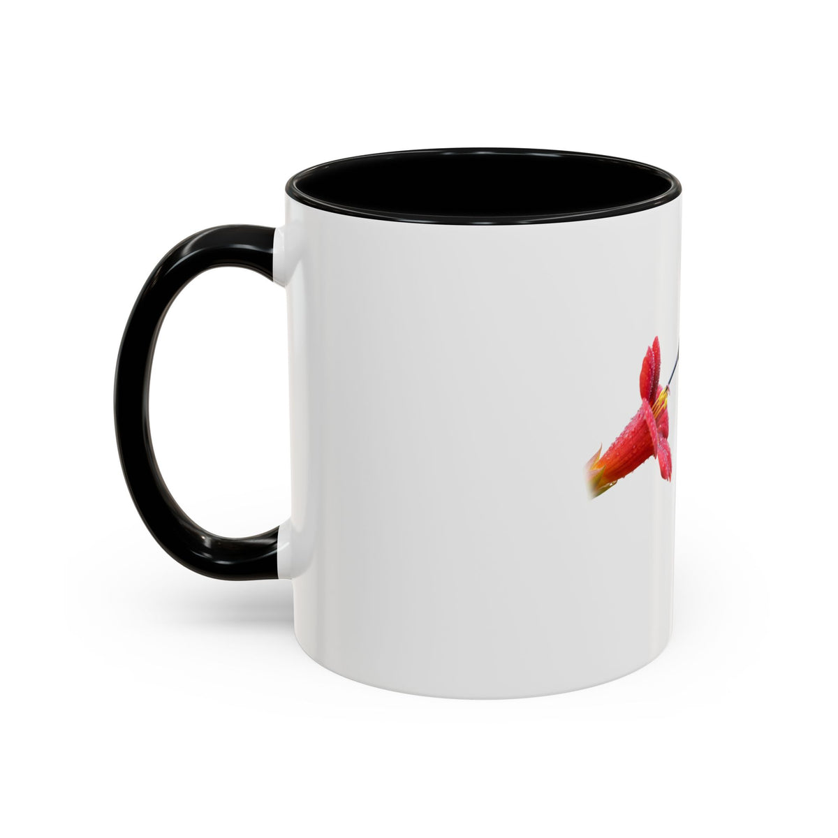 Hummingbird with Flower Thrive Not Just Survive Mug | Accent Coffee Mug