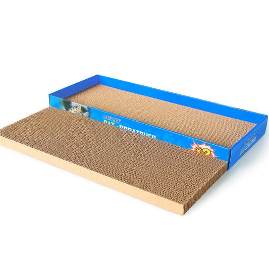 Feline Funhouse: Corrugated Cat Scratcher Box-0