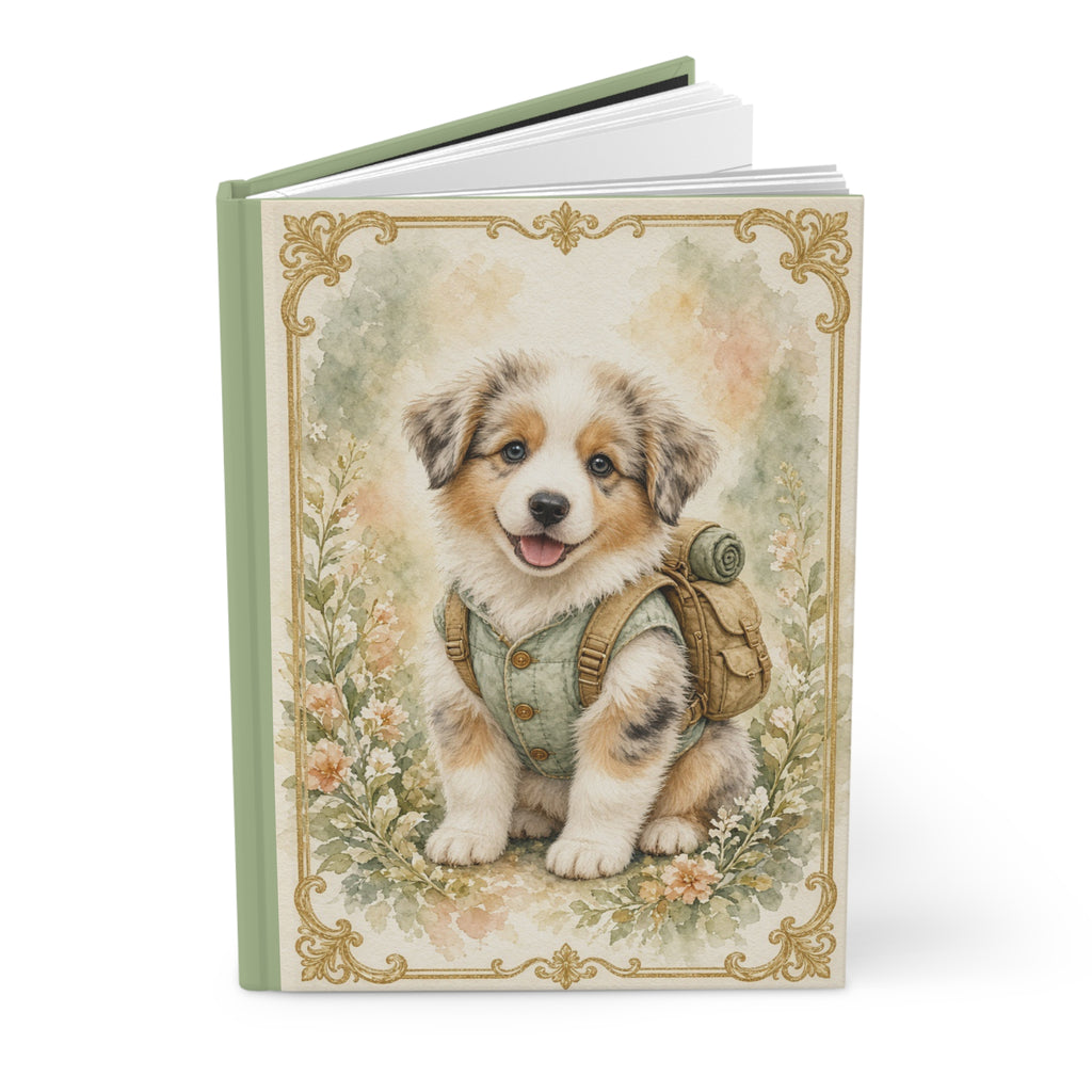 Little Explorer Adventure Puppy Journal | Cute Backpack Dog Hardcover Notebook- Bestie Best Collection Journal