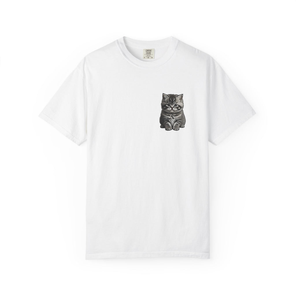 Grumpy Cat Illustration T-shirt | Miguel Collection , Minimal Cat Art