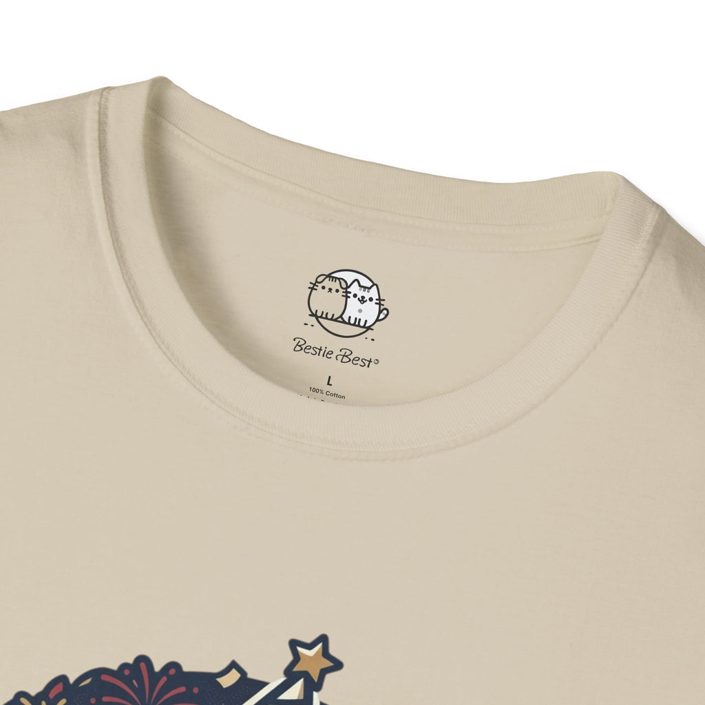 Patriotic Party Dog T-Shirt | 250 Years Celebration Tee
