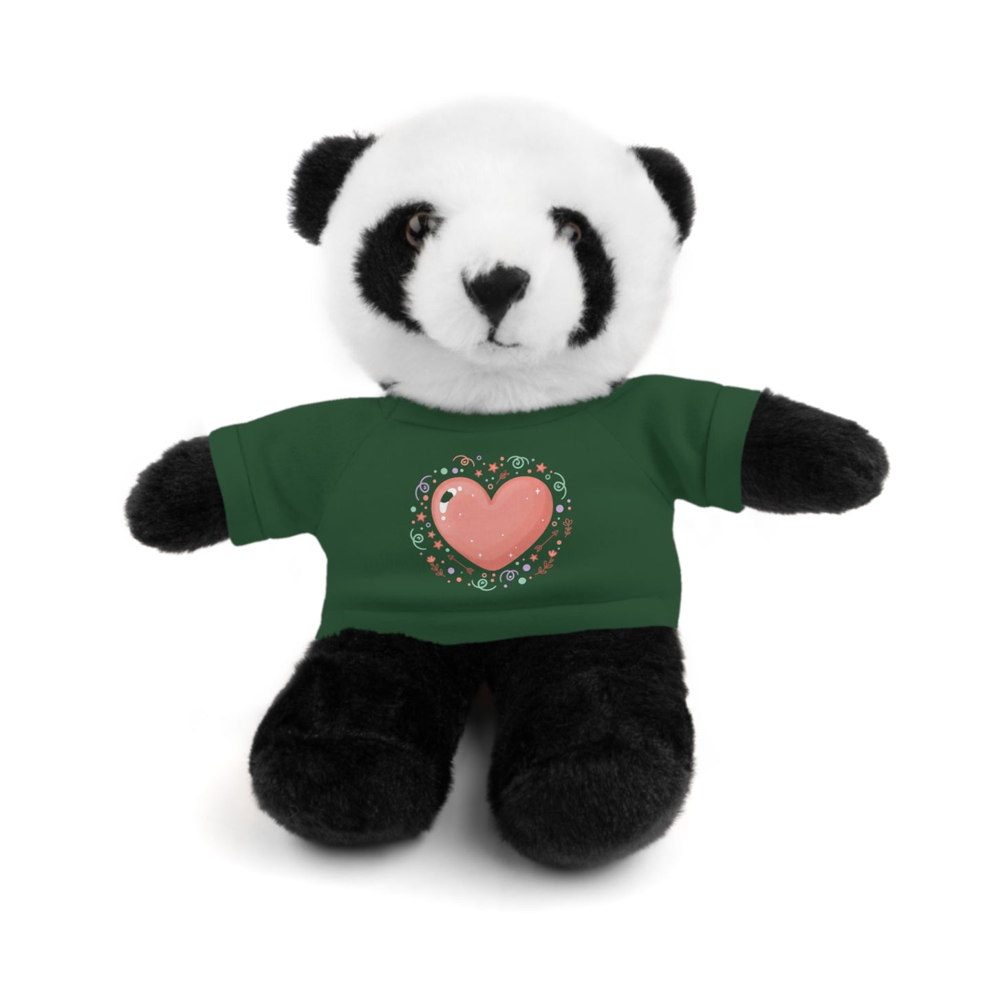 Plush Companion with Heart Stuffed Animals with Tee