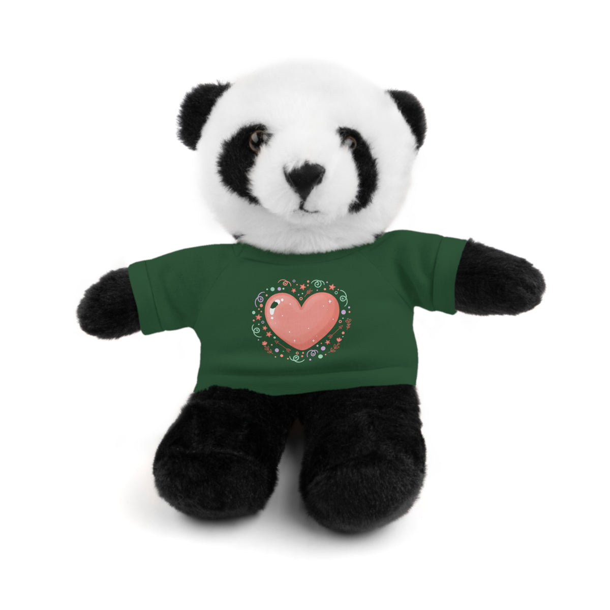 Plush Companion with Heart Stuffed Animals with Tee