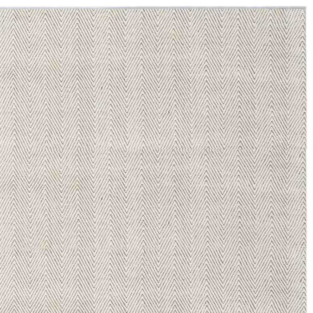 Marbella Silver 8 Ft. X 10 Ft. Chevron Area Rug