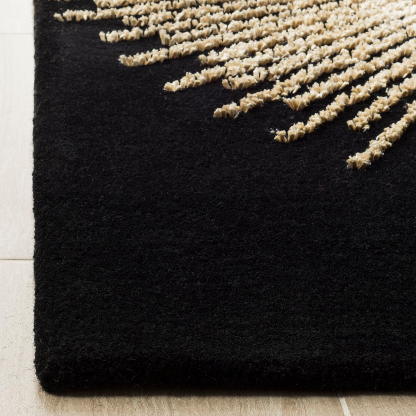 Handmade Soho Marsilia Burst New Zealand Wool Rug