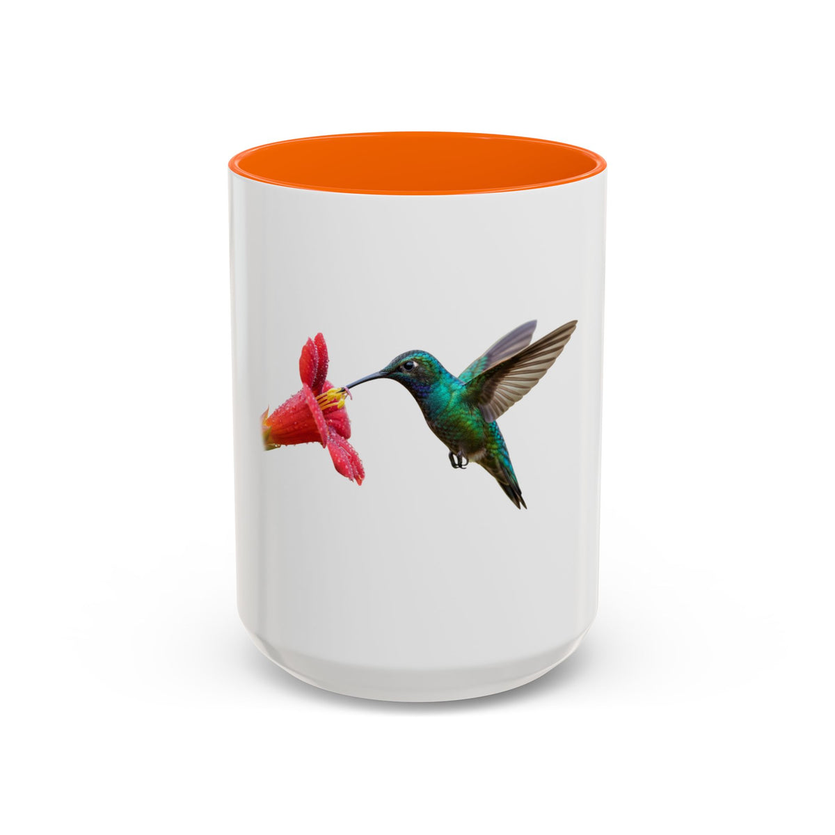 Hummingbird with Flower Thrive Not Just Survive Mug | Accent Coffee Mug