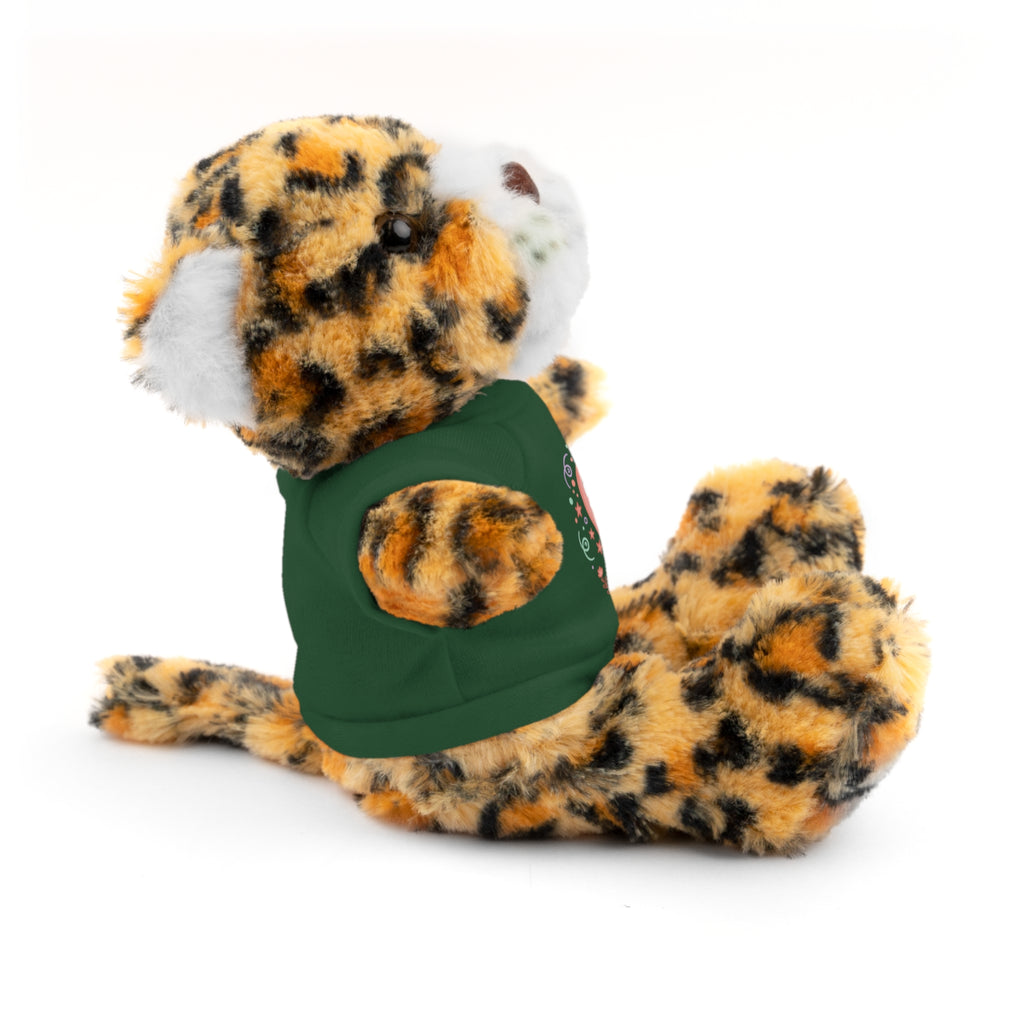 Plush Companion with Heart Stuffed Animals with Tee