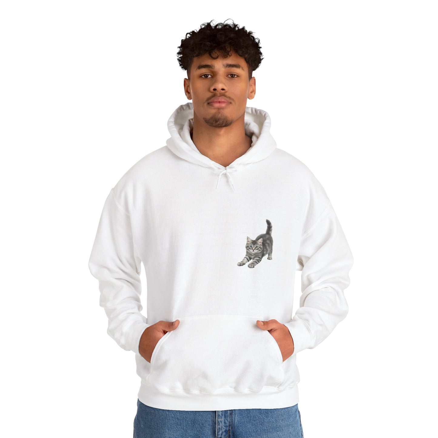 Playful Fluffy Tabby Cat Hoodie | Carmen Collection Bestie Best’s Luxury Brand