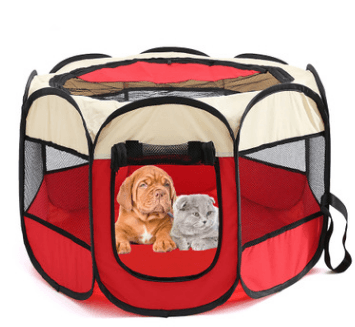 Portable Pet Haven: Foldable, Waterproof, And Breathable Octagonal Pet Fence