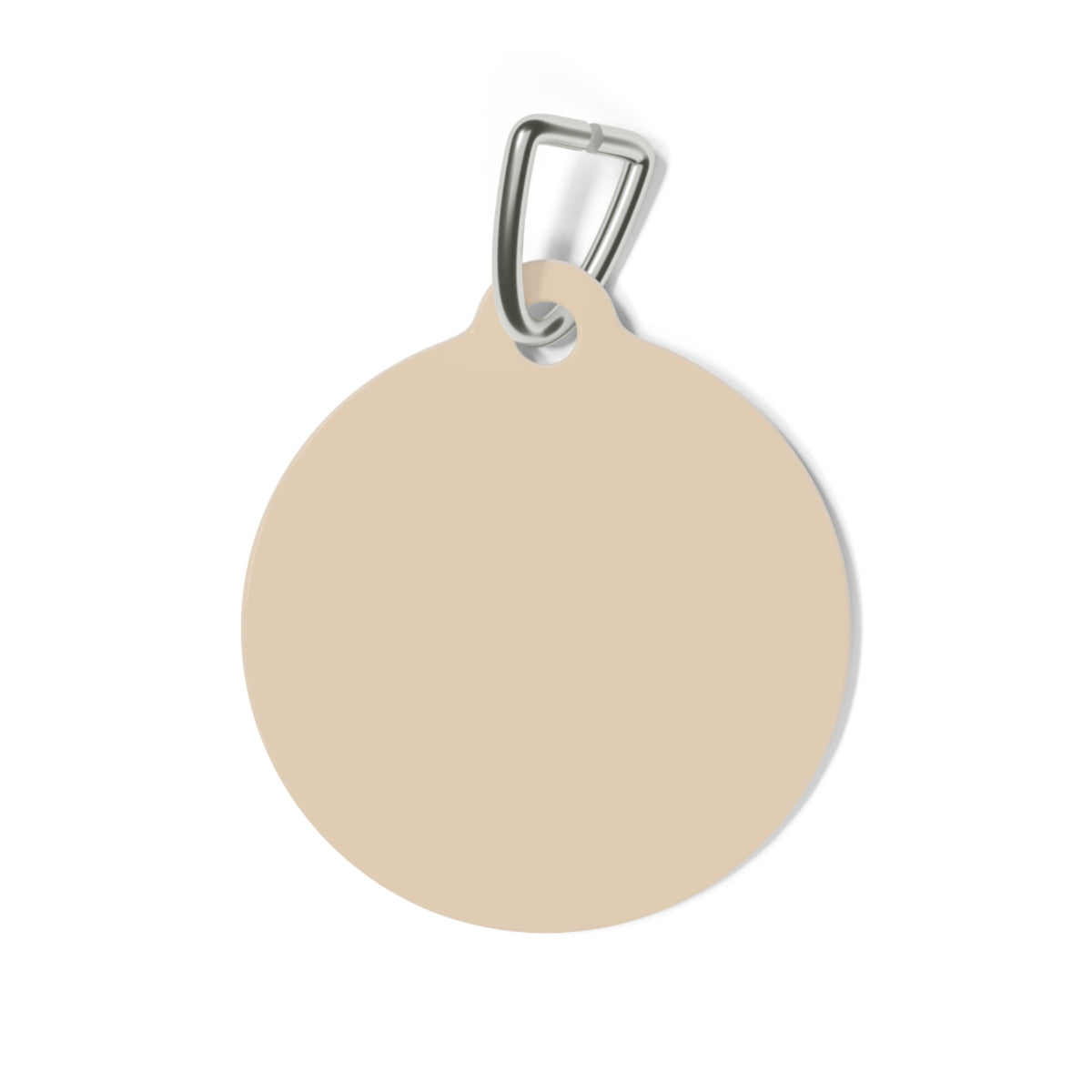 Mayor of the Town Pet Tag — Decorative Round Dog Cat ID Tag