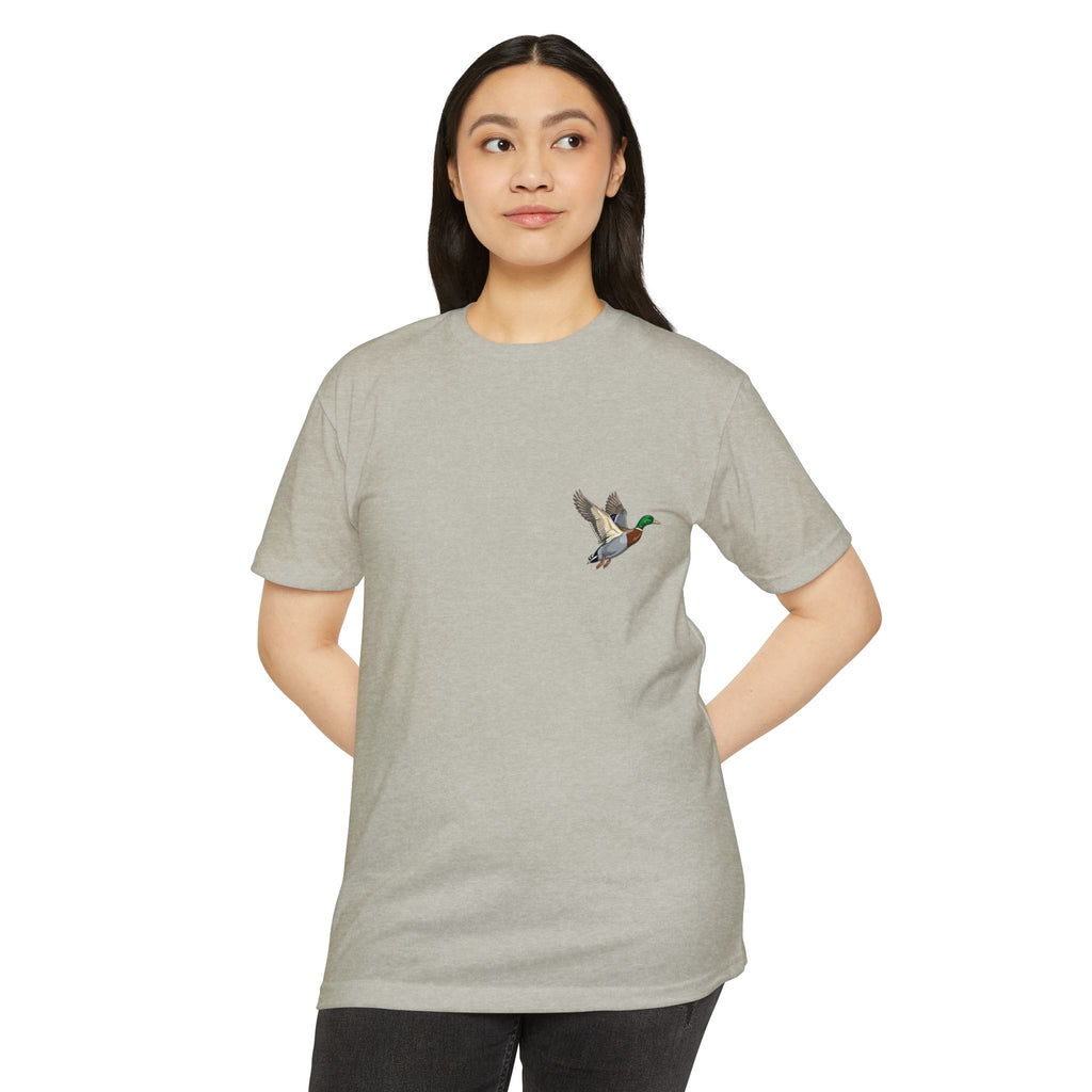 Flying Mallard Duck T-Shirt | Nature Wildlife Tee- Hunter Collection