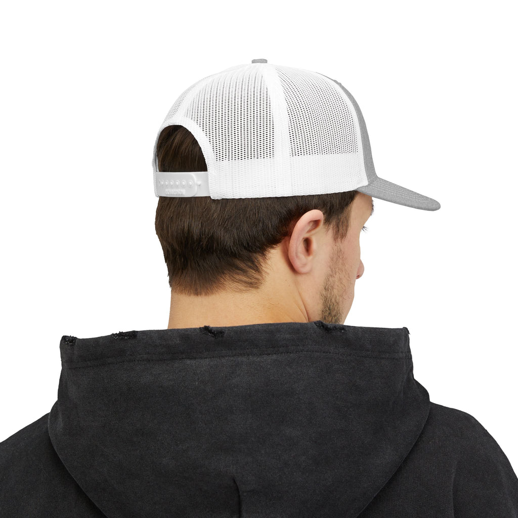 Running Kitten Snapback Trucker Cap | Embroidered Cat Design- Paloma Collection