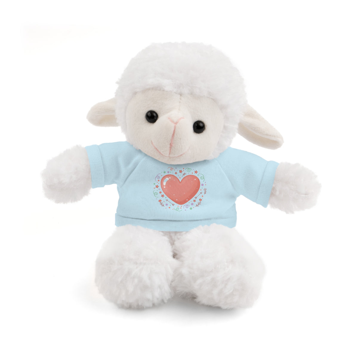 Plush Companion with Heart Stuffed Animals with Tee