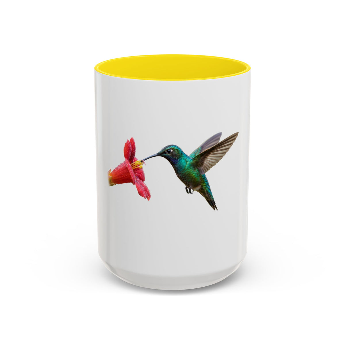 Hummingbird with Flower Thrive Not Just Survive Mug | Accent Coffee Mug