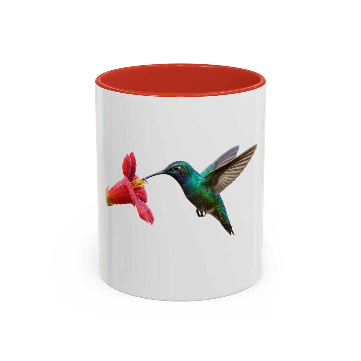 Hummingbird with Flower Thrive Not Just Survive Mug | Accent Coffee Mug