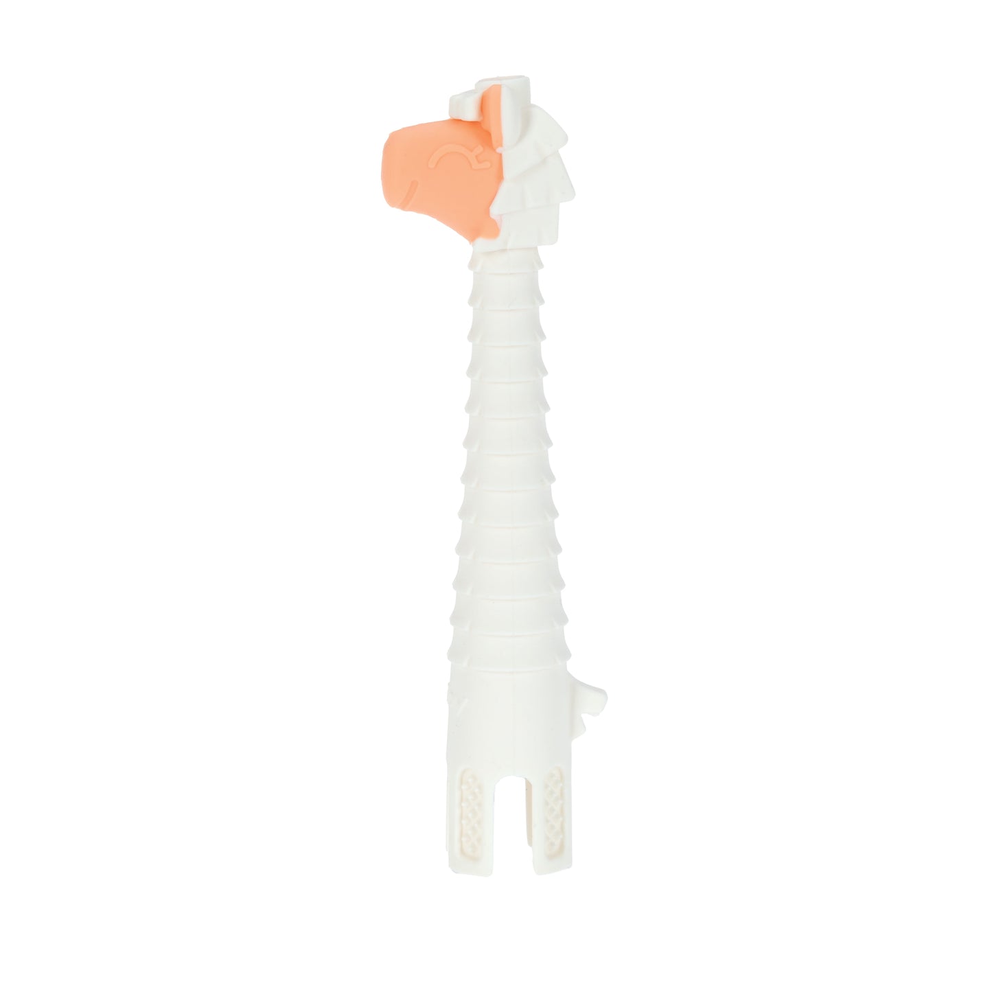 2Pk Silicone Sensory Tube Teethers, Llama & Dinosaur