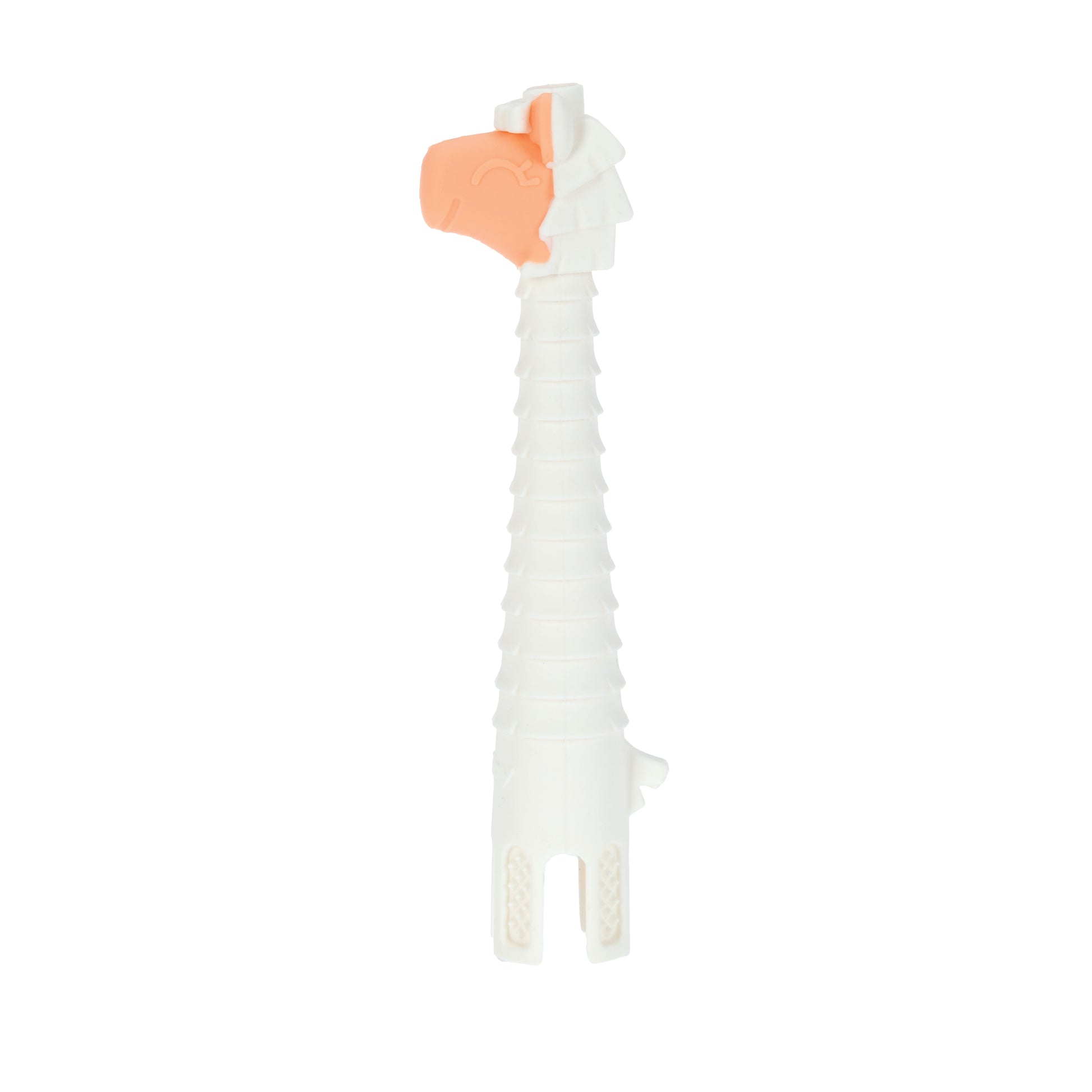 2Pk Silicone Sensory Tube Teethers, Llama & Dinosaur