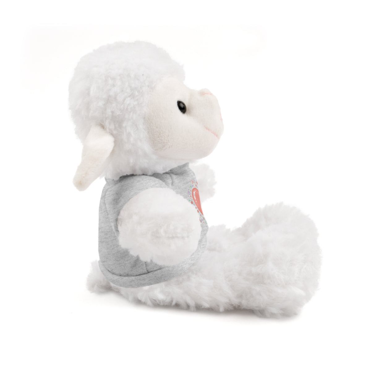 Plush Companion with Heart Stuffed Animals with Tee